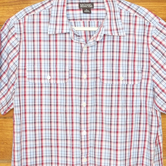 Michael Kors Men’s Check Shirt XL - Picture 3 of 4